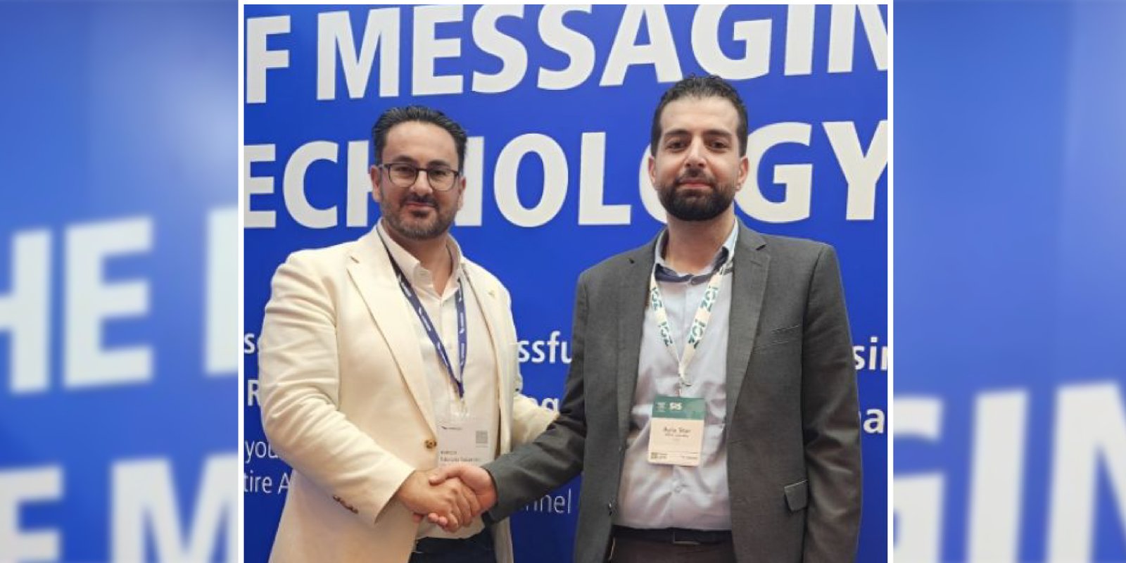 Partnership announcement handshake